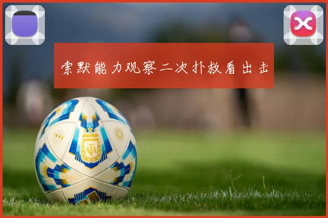 索默能力观察二次扑救看出击